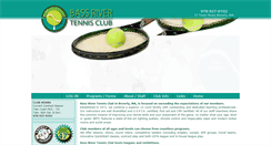 Desktop Screenshot of bassrivertennisclub.com